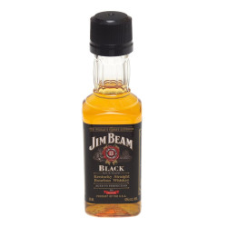 Jim Beam Black 50 ml - Bourbon Whiskey - Licores Miniatura