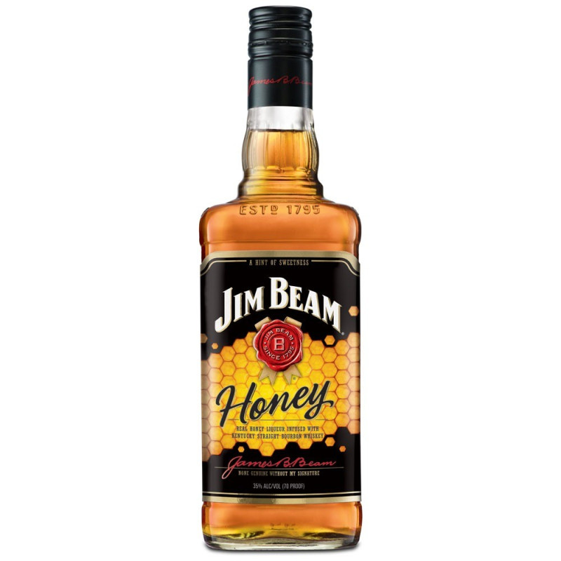 Jim Beam Honey 1000 ml - Bourbon Whiskey