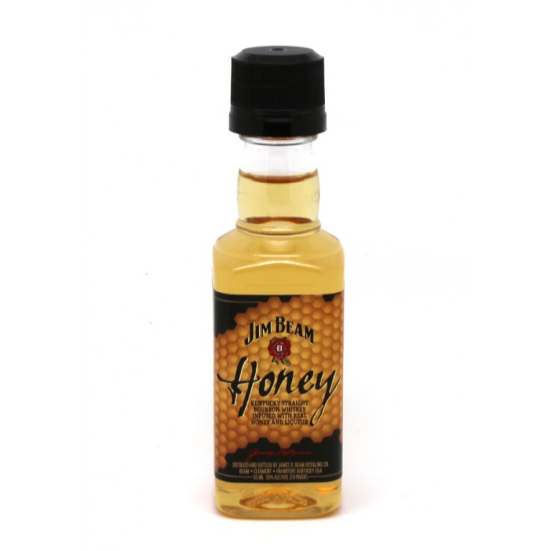 Jim Beam Honey 50 ml - Bourbon Whiskey - Licores Miniatura