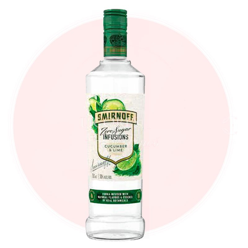 Smirnoff Infusions Cucumber & Lime (Pepino - Limon) 750 ml - Vodka