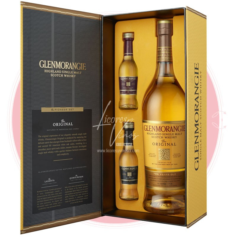 Glenmorangie 10 años 700 ml Pionner Set -Single Malt Whisky