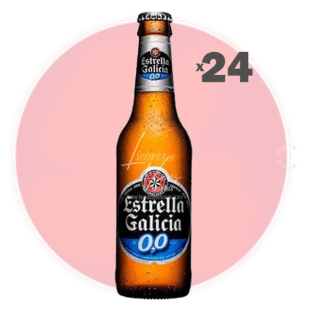 Estrella de Galicia 0.0 Sin Alcohol 250 ml - Cerveza Importada