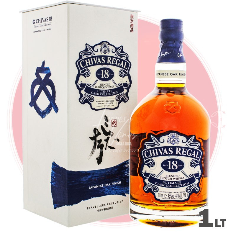 Chivas Regal 18 años Japanese Oak Finish 1000 ml - Blended Scotch Whisky