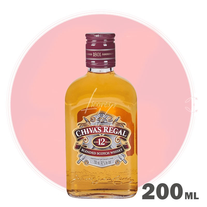 Chivas Regal 12 años 200 ml - Blended Scotch Whisky