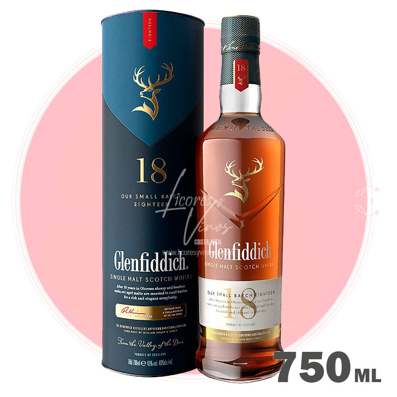 Glenfiddich 18 años 750 ml - Single Malt Whisky