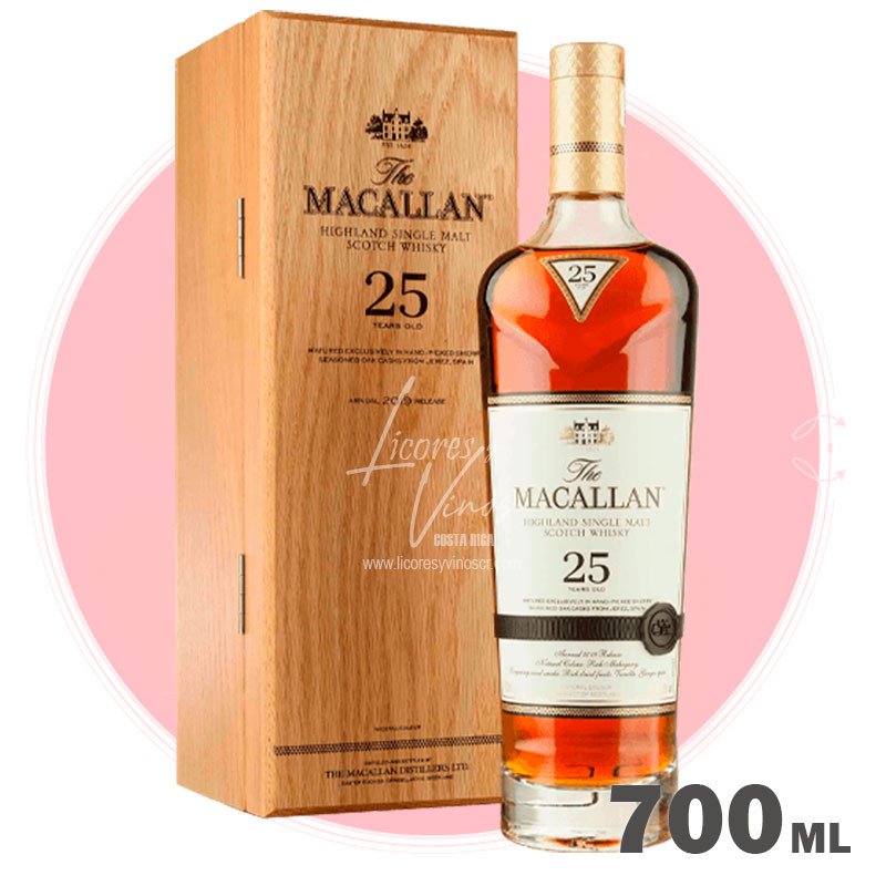 The Macallan 25 años Sherry Oak 700 ml - Single Malt Whisky