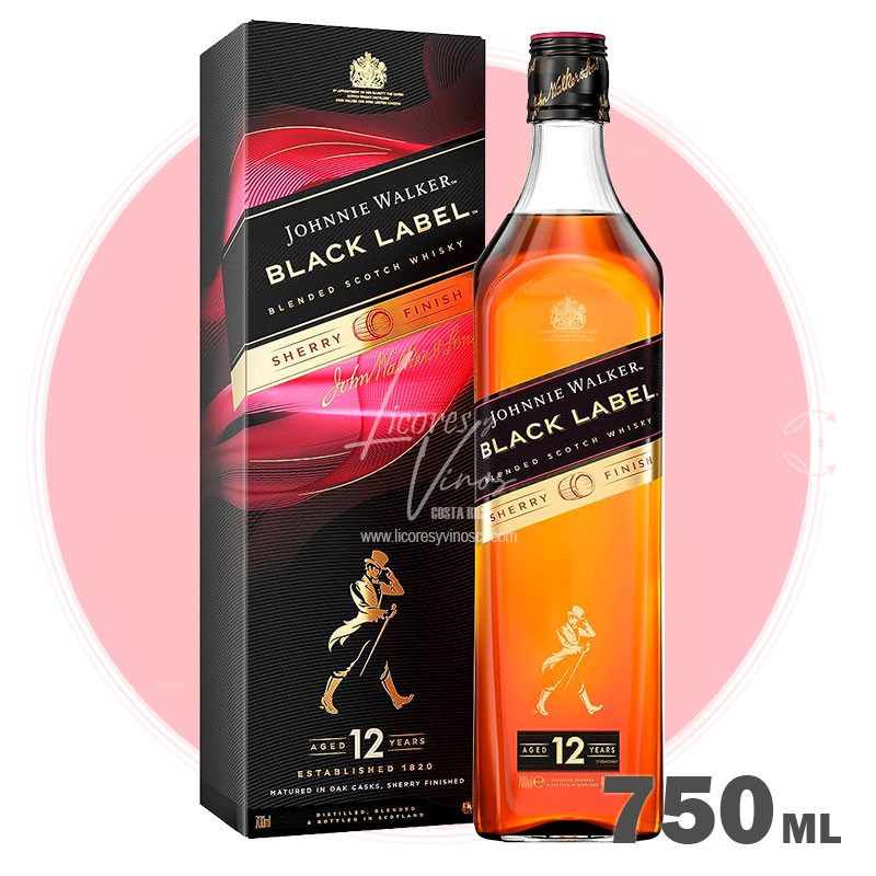Johnnie Walker Black Label Sherry Finish 750 ml Blended Scotch Whisky