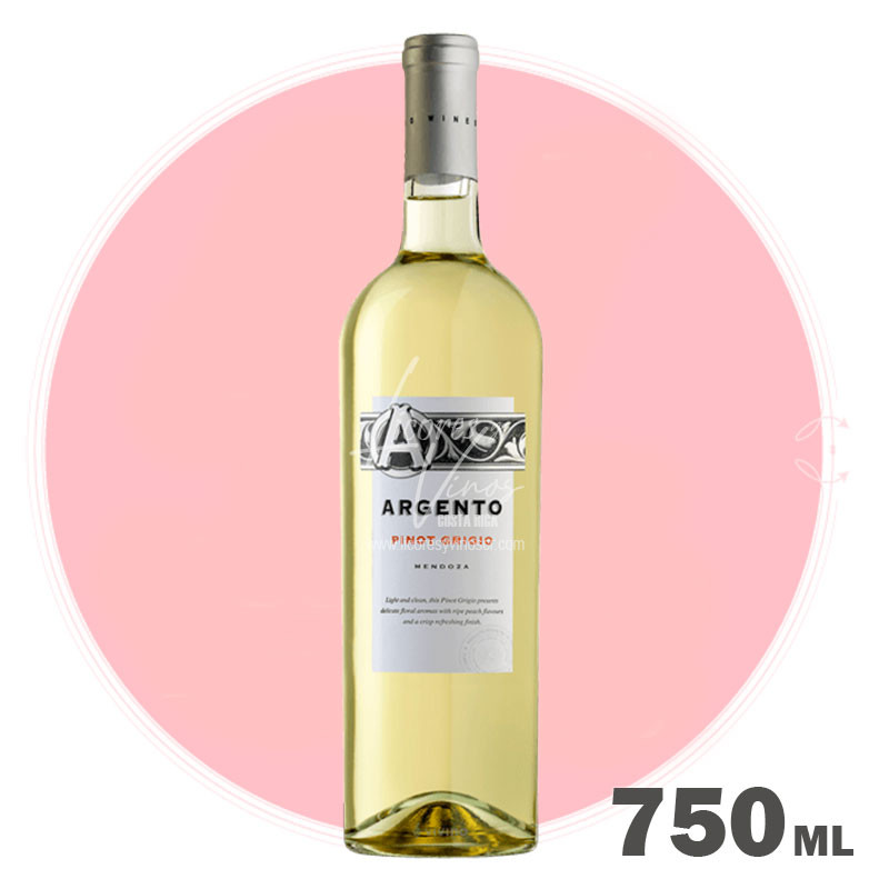 Argento Pinot Grigio 750 ml - Vino Blanco