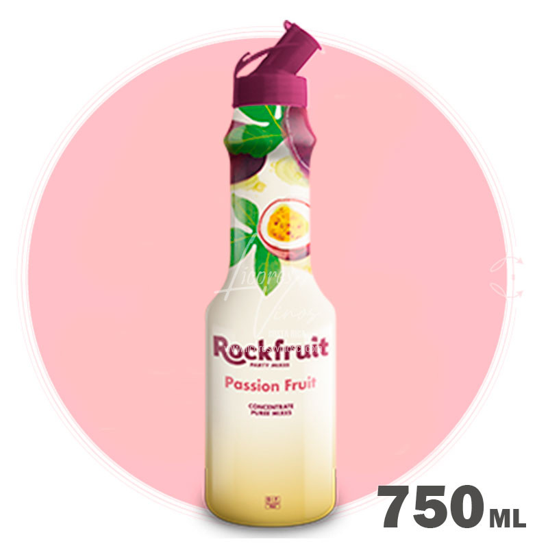 Rockfruit Party Mixes Passion Fruit (Fruta de la Pasion) Concentrate Puree Mixes 750 ml