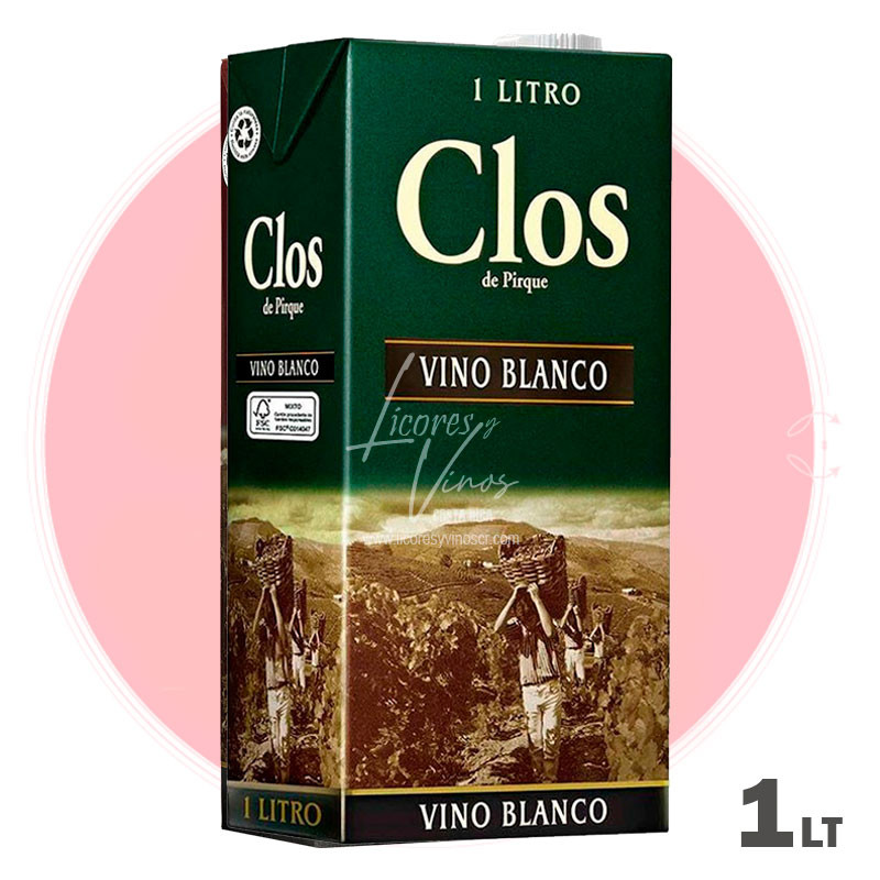 Clos de Pirque Blanco (tetra) 1000 ml - Vino Blanco