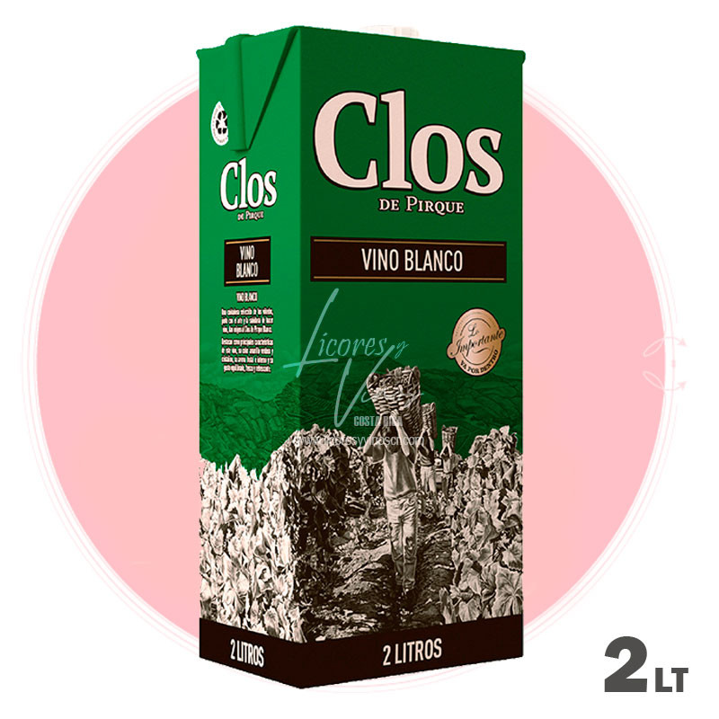 Clos de Pirque Blanco (tetra) 2000 ml - Vino Blanco