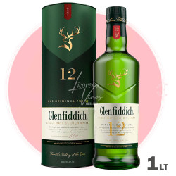 Glenfiddich 12 años 1000 ml - Single Malt Whisky