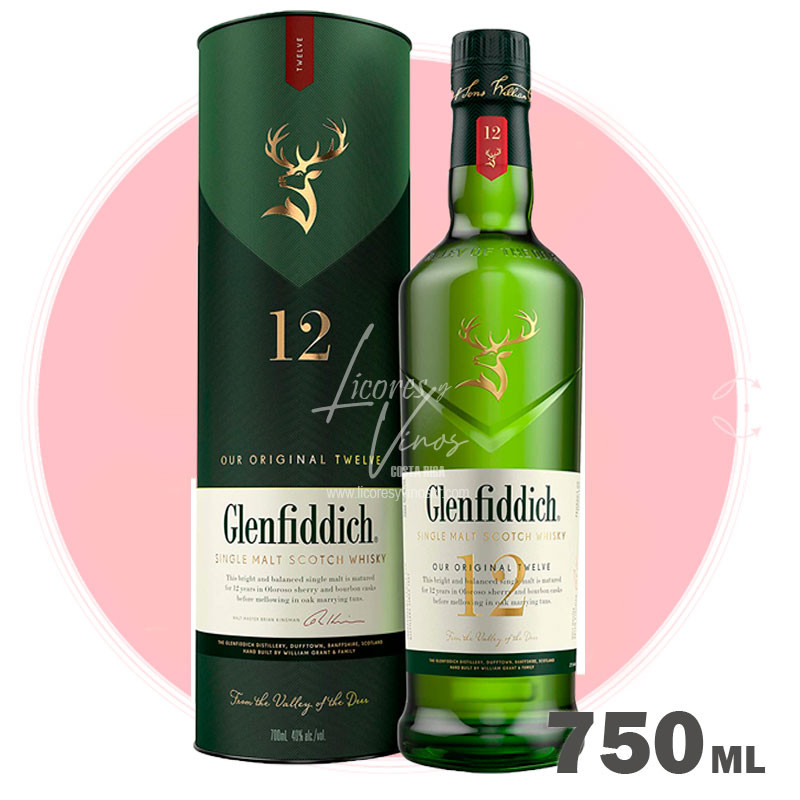 Glenfiddich 12 years 750 ml - Single Malt Whisky