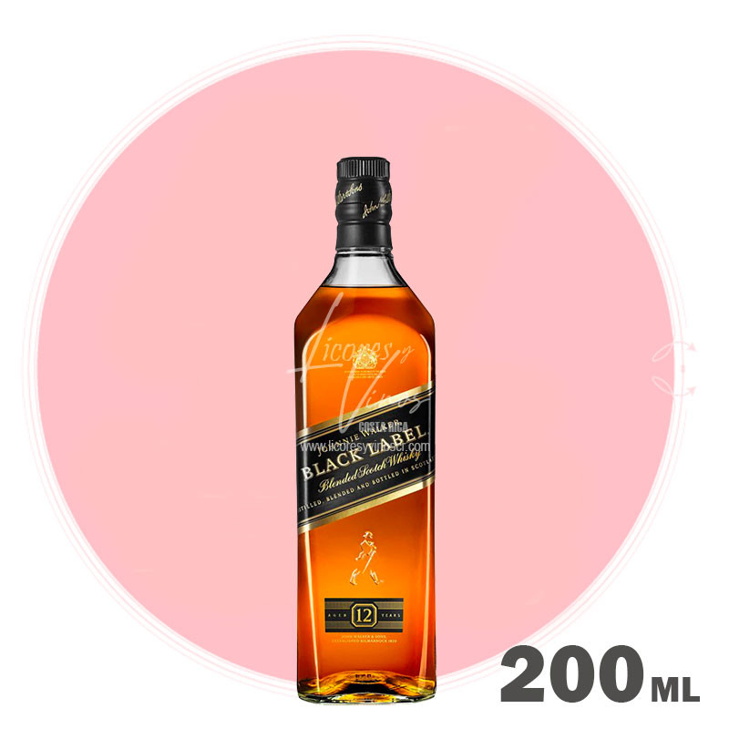 Johnnie Walker Black Label 200 ml - Blended Scotch Whisky
