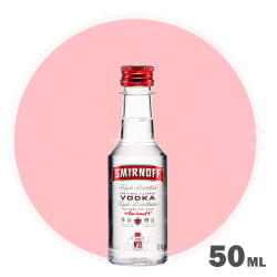 Smirnoff Vodka 50 ml - Licores Miniatura
