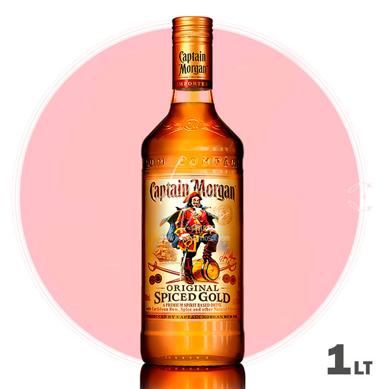 Captain Morgan Spiced Rum 1000 ml - Ron Oscuro