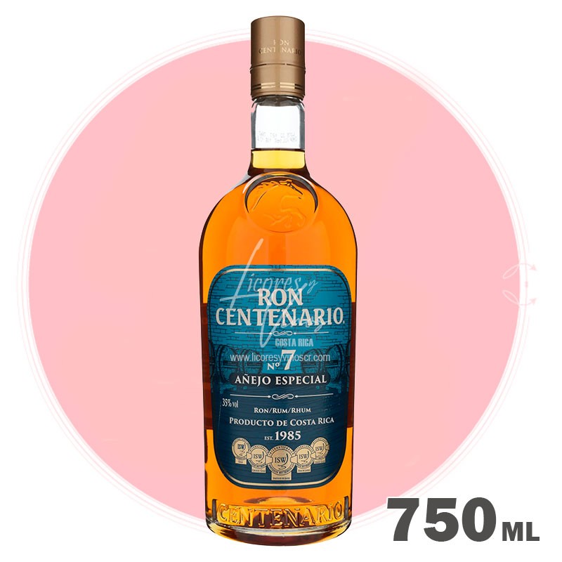 Ron Centenario 7 años Añejo Especial 750 ml