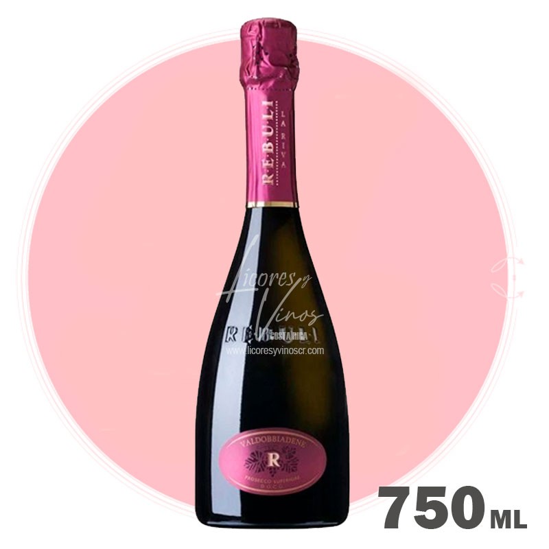 Rebuli Prosecco Valdobbiadene Settegrammi DOCG 750 ml - Vino Espumante