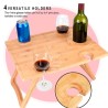 Mesa de Madera Plegable para Picnic