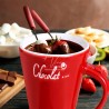 Taza Roja para Fondue
