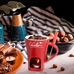 Taza Roja para Fondue