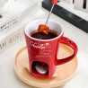 Taza Roja para Fondue