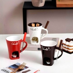 Taza Roja para Fondue