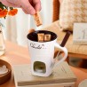 Taza Blanca para Fondue