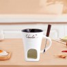 Taza Blanca para Fondue