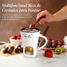 Taza Blanca para Fondue