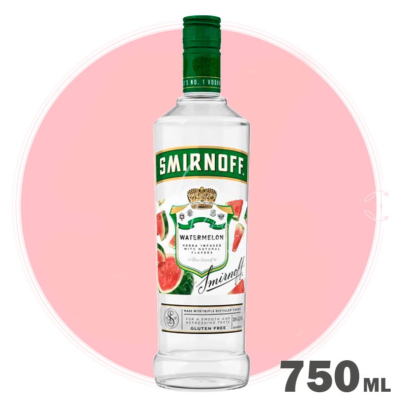 Smirnoff Infusion Watermelon & Mint (Sandia - Menta) 750 ml - Vodka