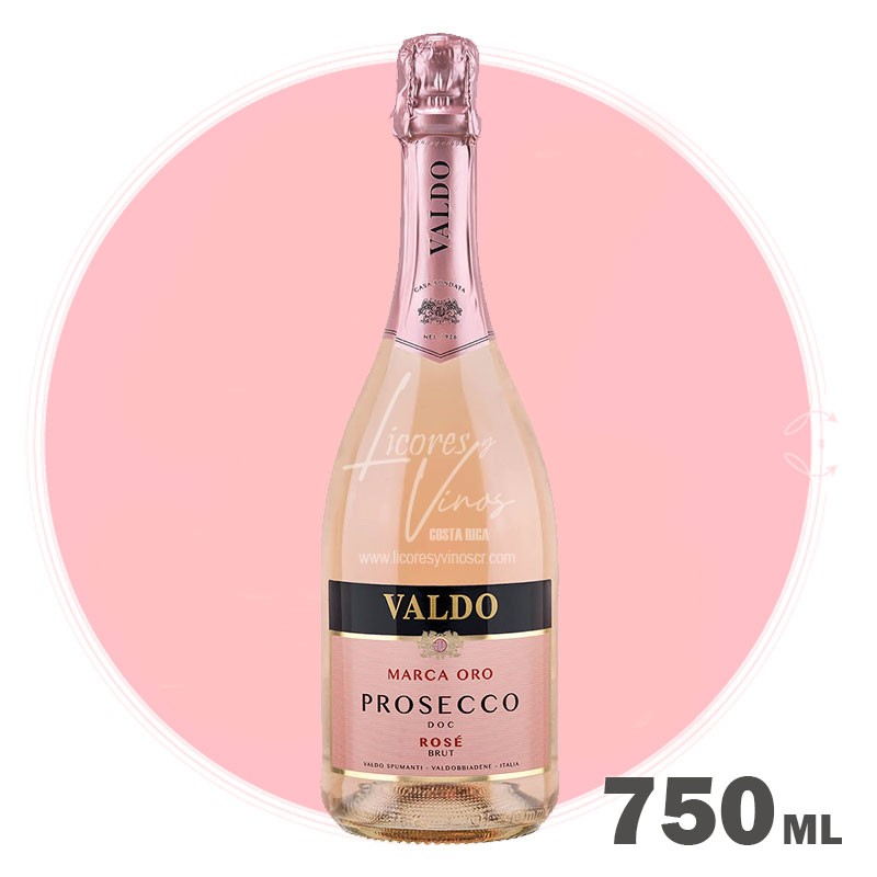 Valdo Rose Valdobbiadene Prosecco Superiore DOCG 750 ml - Vino Espumante