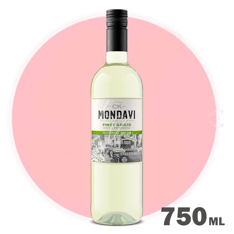 CK Mondavi Pinot Grigio 750 ml - Vino Blanco