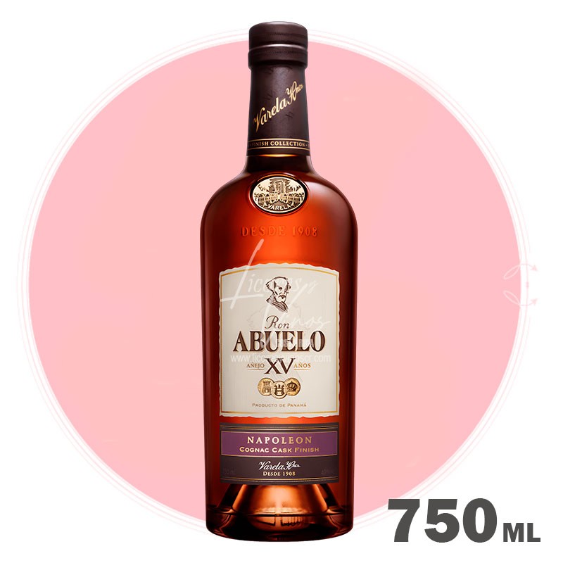 Ron Abuelo Añejo XV Finish Collection - Napoléon Cognac Cask Finish 750 ml