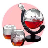 Set Decantador de Whisky + 2 Vasos + Piedras enfriadoras + Embudo