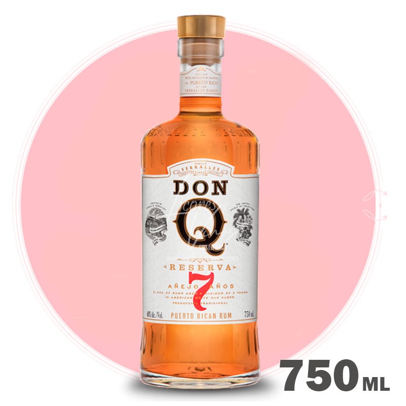 Don Q 7 Años Reserva 750 ml - Ron