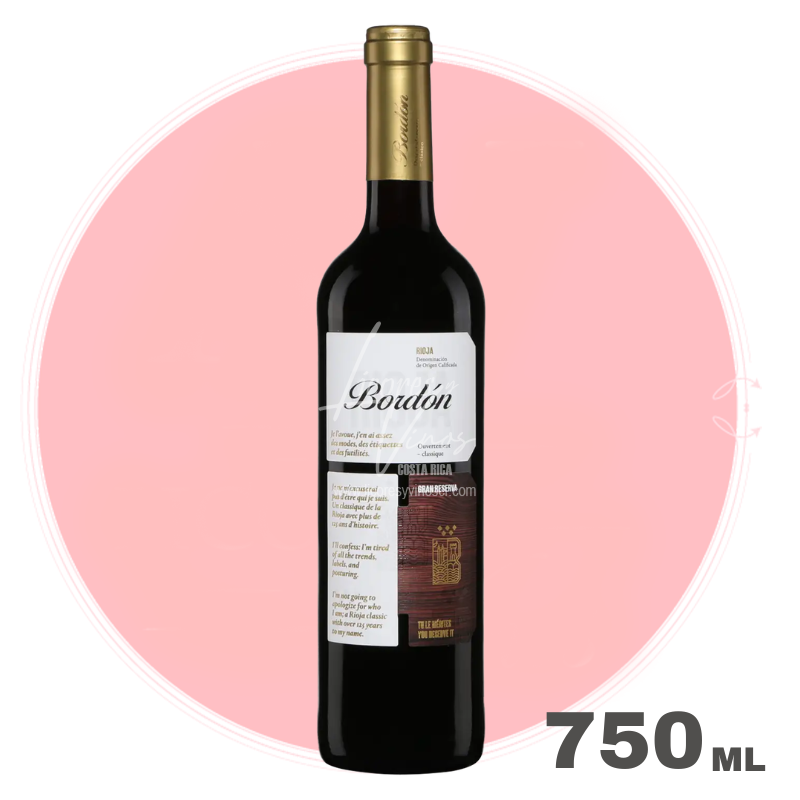 Rioja Bordon Gran Reserva 750 ml - Vino Tinto