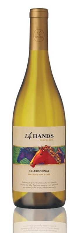 14 Hands Chardonnay 750 ml - Vino Blanco