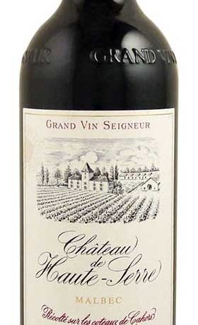 Chateau de Haute- Serre Cahors AOC 750 ml - Vino Tinto