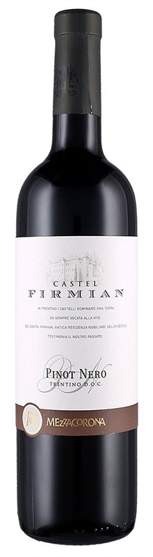 Mezzacorona Trentino DOC Pinot Nero 750 ml - Vino Tinto
