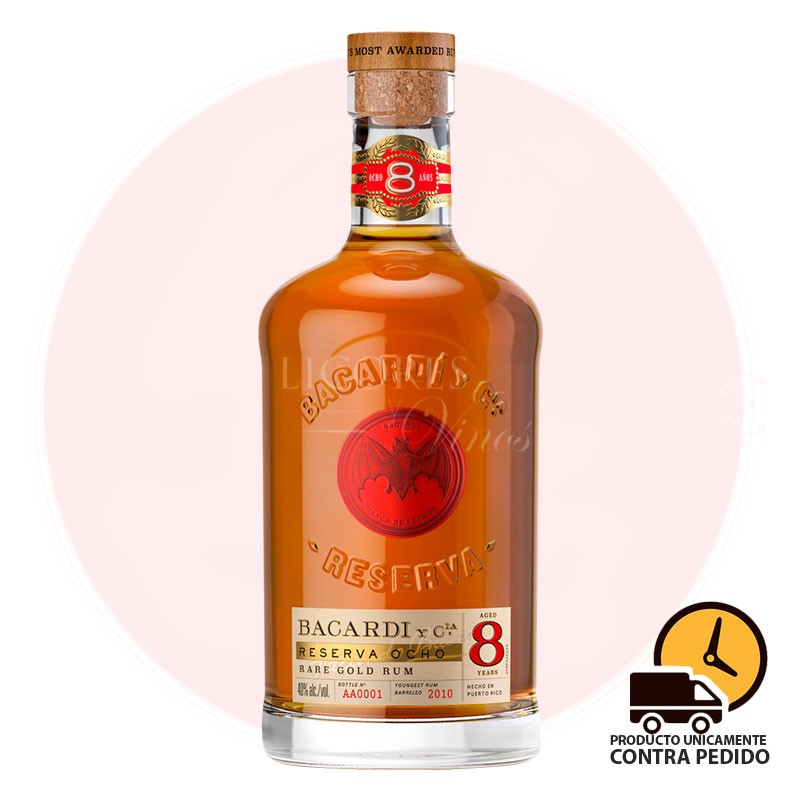 Ron Bacardi Reserva 8 años 750 ml
