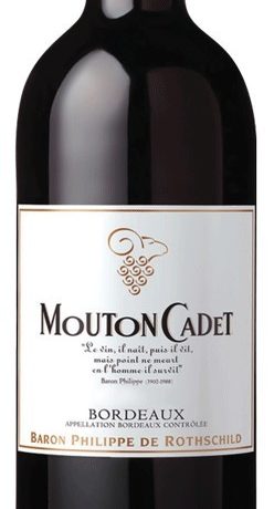 Mouton Cadet Bordeaux Rouge 750 ml - Vino Tinto