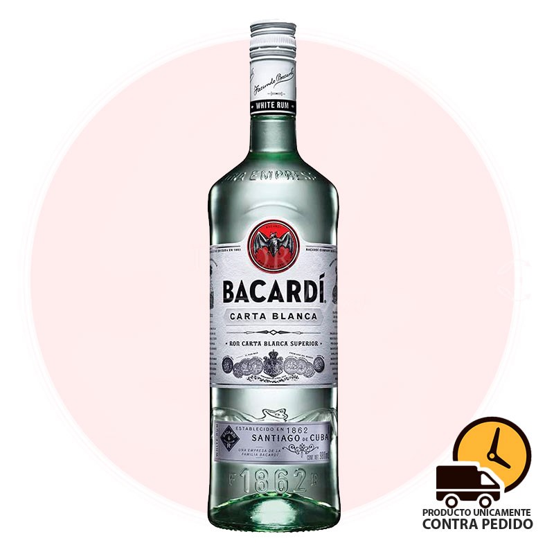 Ron Bacardi Carta Blanca 750 ml