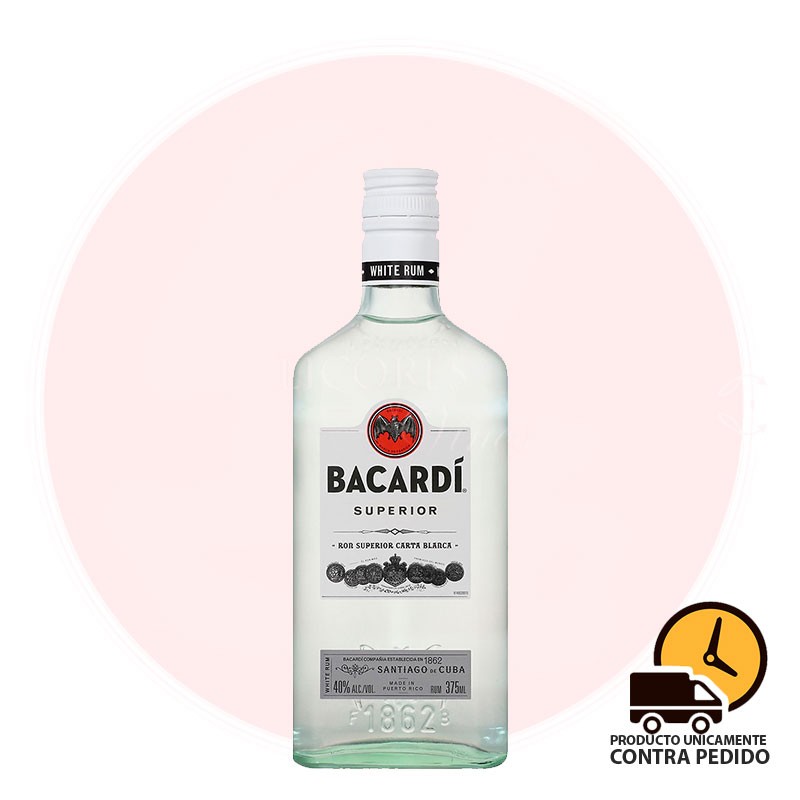 Ron Bacardi Carta Blanca 375 ml