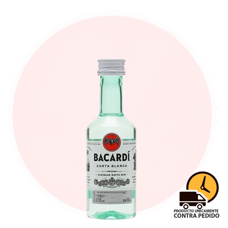 Ron Bacardi Carta Blanca 50 ml