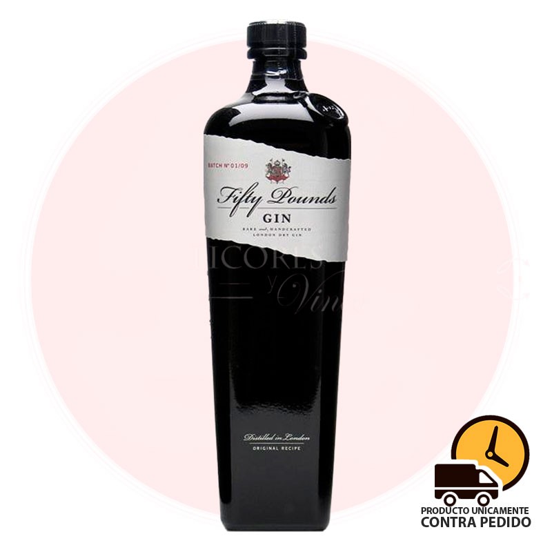 Fifty Pounds Gin 700 ml - Ginebra
