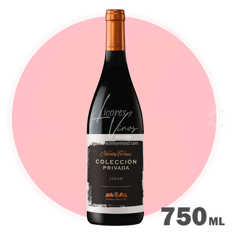 Navarro Correas Coleccion Privada Syrah 750 ml - Vino Tinto