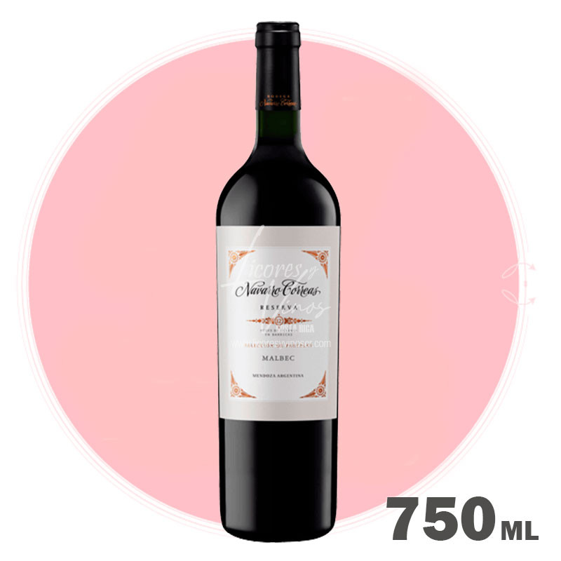 Navarro Correas Reserva Malbec 750 ml - Vino Tinto Navarro Correas Reserva Malbec 750 ml - Vino Tinto
