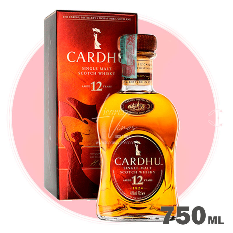 Cardhu 12 años 750 ml - Single Malt Scotch Whisky