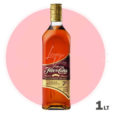 Ron Flor de Caña Centenario Gran Reserva 7 años 1000 ml - Ron Oscuro